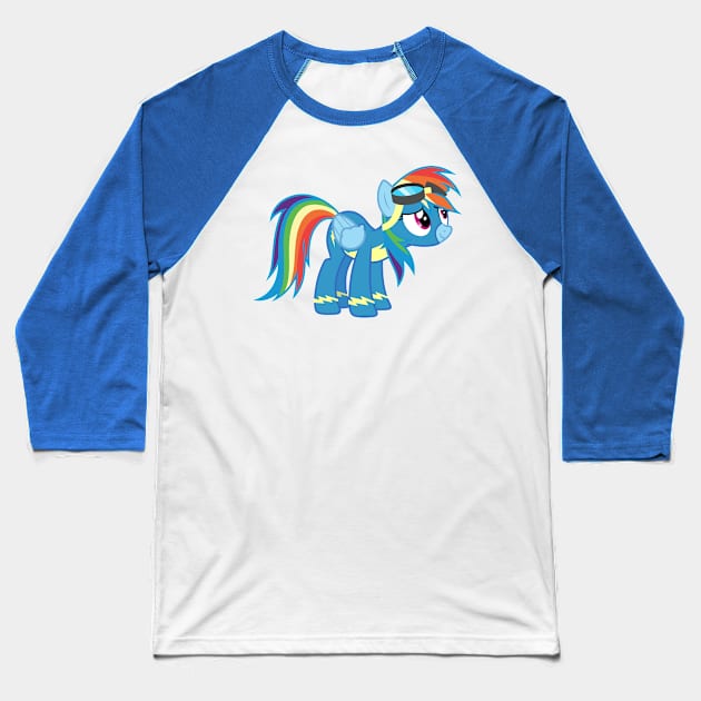 Sweet Wonderbolt Dash Baseball T-Shirt by CloudyGlow